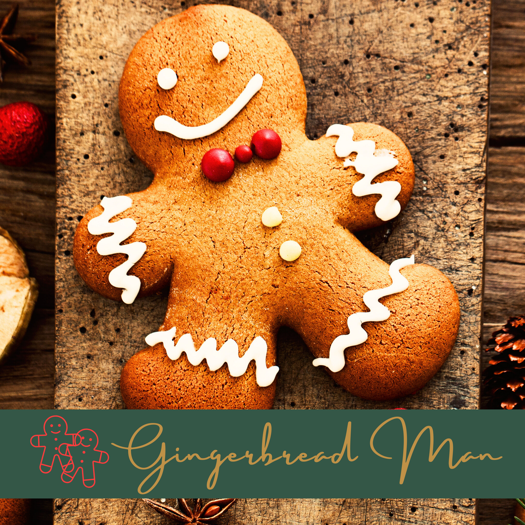 Gingerbread Man - Christmas Candle Jar