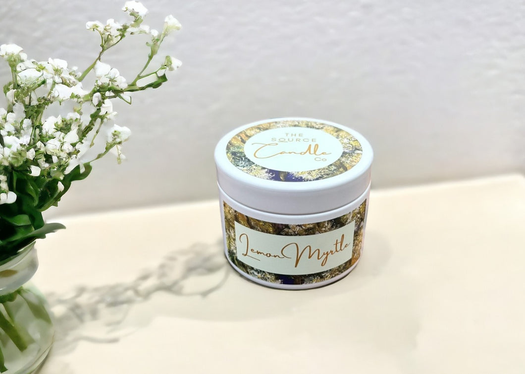 Lemon Myrtle Candle Travel Tin